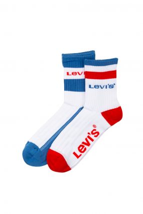 Le pack chaussettes LEVIS SPORT Red/Blue (X2)