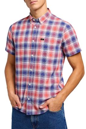 Chemise LEE BUTTON Poppy Check