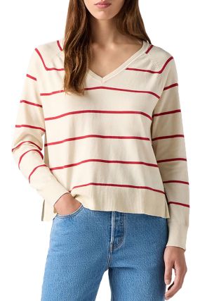 Pull LEVI'S® PETAL V-NECK Stephanie White