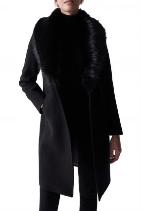 Manteau SALSA FUR Black