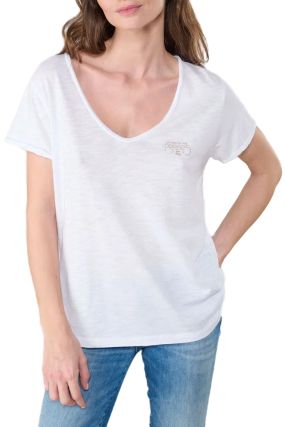 Tee Shirt TEMPS DES CERISES ISABELLA White