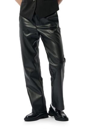 Pantalon TEDDY SMITH SIMILI Noir