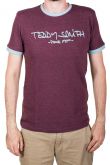 Tee-shirt TEDDY SMITH TICLASS 3 Dark wine chiné