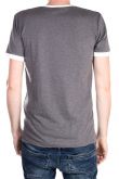 TEE SHIRT TEDDY SMITH TICLASS Anthracite chiné / Middle white