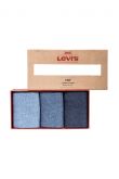 Chaussettes LEVIS® 168SF 3 PACK Mid denim
