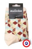 Le pack chaussettes MAILLOCHON CUBE Rose (X2)