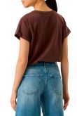 Tee Shirt GARCIA MC AMORE Brown