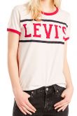 Tee-shirt LEVIS PERFECT RINGER Marshmallow graphic