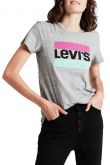 Tee-shirt LEVIS PERFECT GRAPHIC Pastel grey