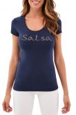 Tee-shirt SALSA LOGO Bleu