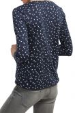 Tee-shirt TOM TAILOR FLORAL Real navy blue