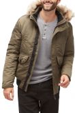 Blouson TOM TAILOR PADDED Washed olive green