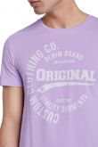 Tee-shirt TOM TAILOR LOGO Purple