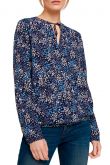 Blouse TOM TAILOR ALL OVER Navy