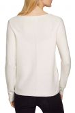 Pull TOM TAILOR TEXTURE Blanc