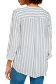 Chemise TOM TAILOR Faded Blue Offwhite Stripe 