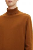 Pull col roulé TOM TAILOR Equestrian Brown 