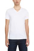 Tee-shirt LEVIS COL V Blanc / Gris ( pack X2 )