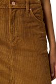 Jupe longue WRANGLER CORDUROY Cognac
