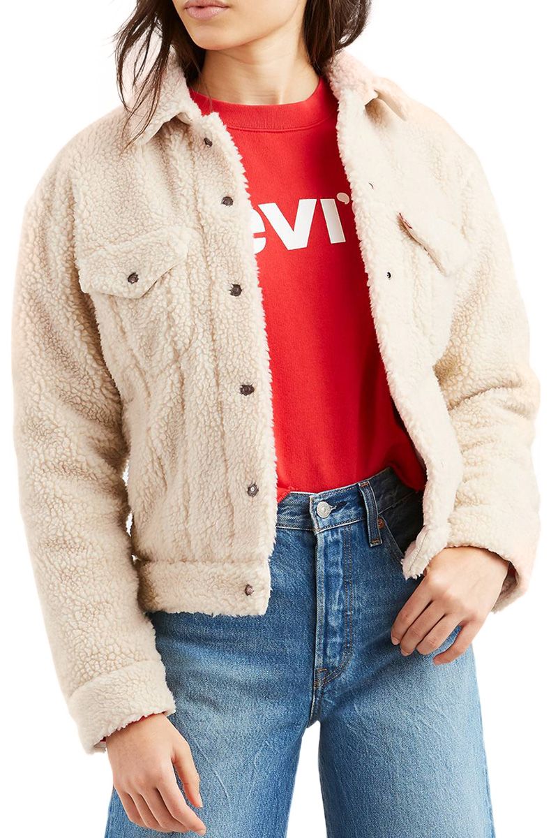 Introducir 78+ imagen veste levi’s femme moumoute