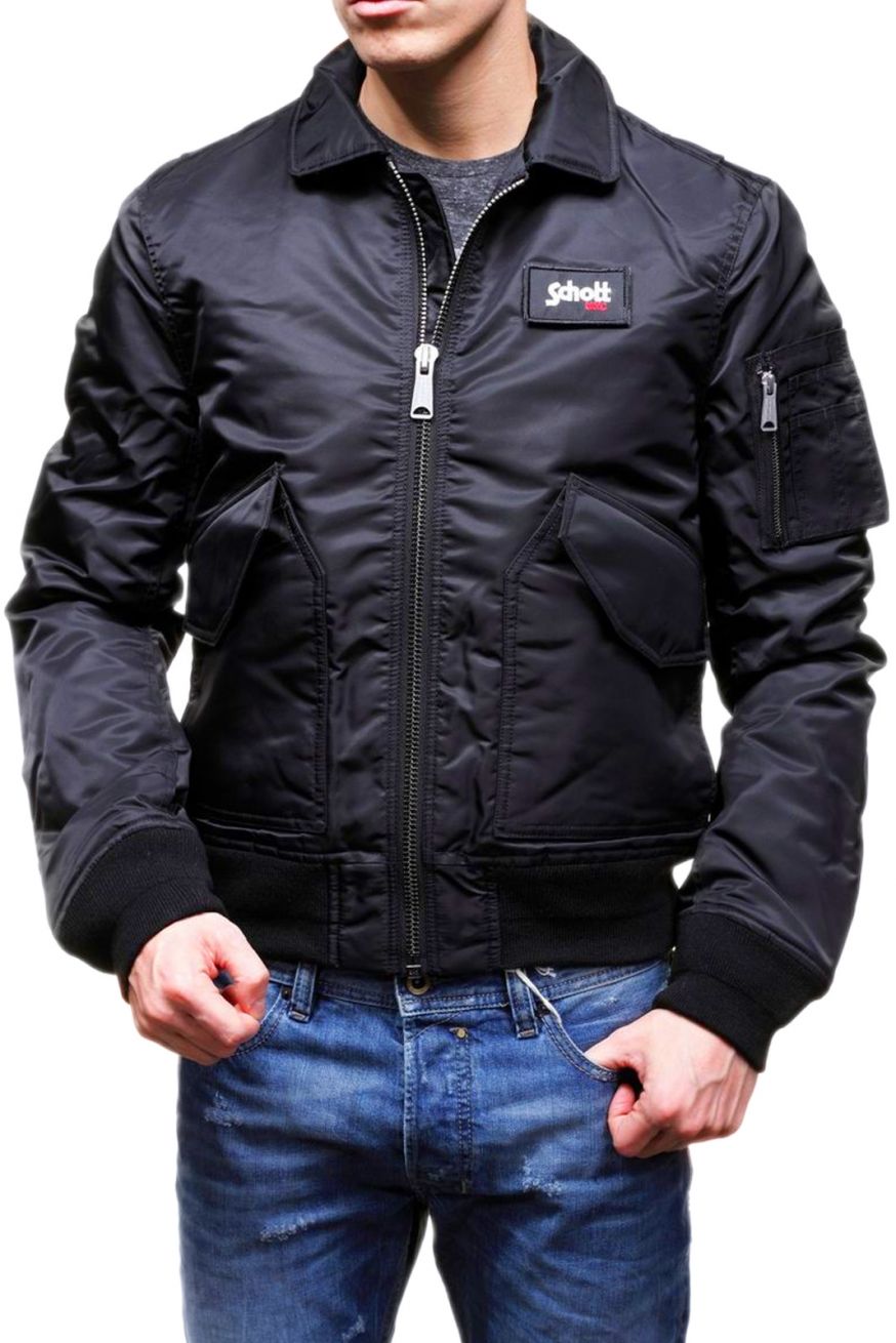 bombers schott avec gilet