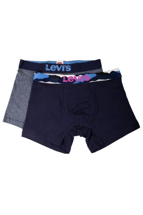 Boxer LEVIS BRIEFS Navy/Pink (pack x2)