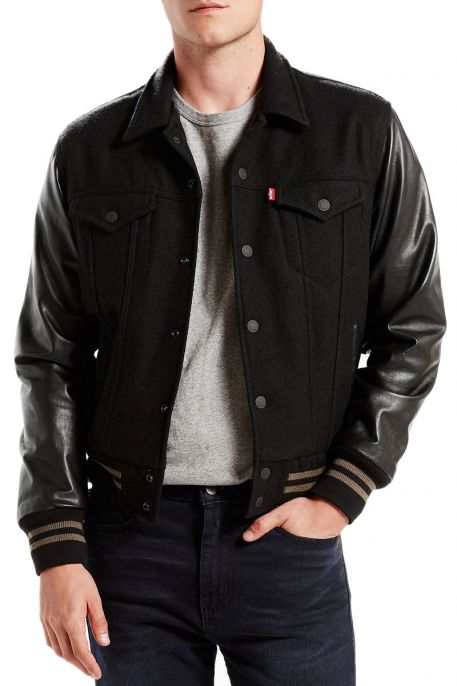 Veste LEVIS VARSITY HYBRID Black