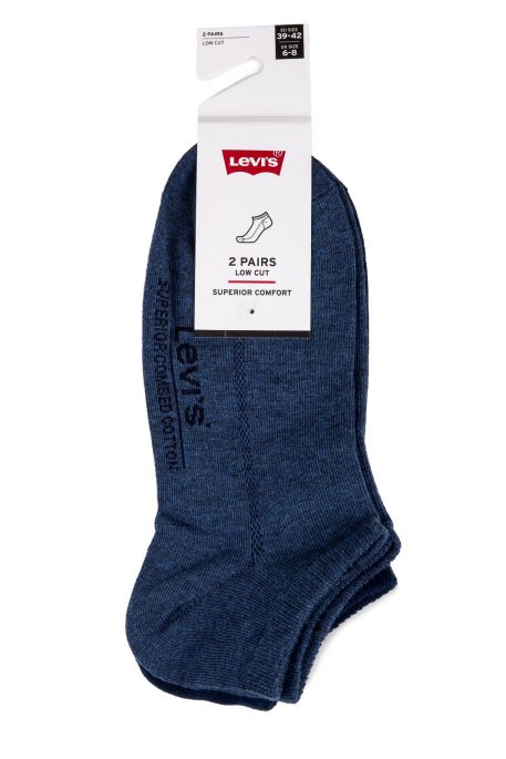 Socks LEVIS® LOW RISE 2 PACK Denim Blue