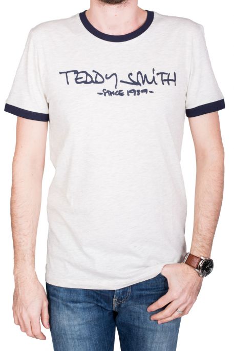 Tee-shirt TEDDY SMITH TICLASS Beige chine