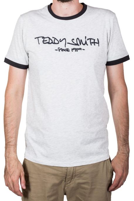 Tee-shirt TEDDY SMITH TICLASS 3 White mélange