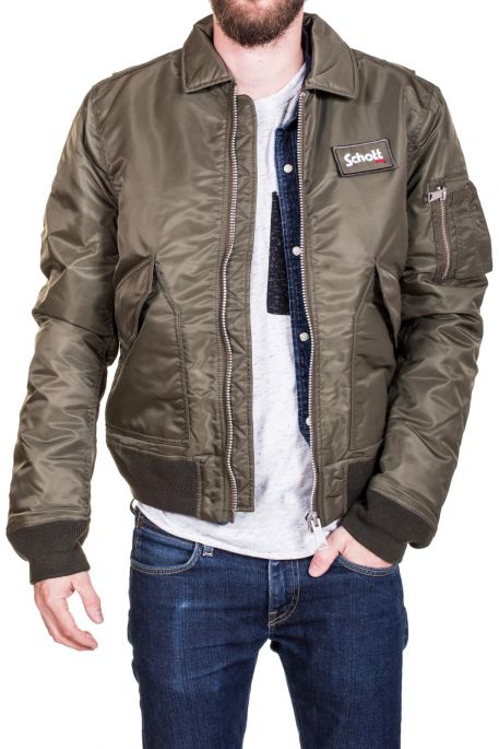 Bombers SCHOTT CWU Army Khaki