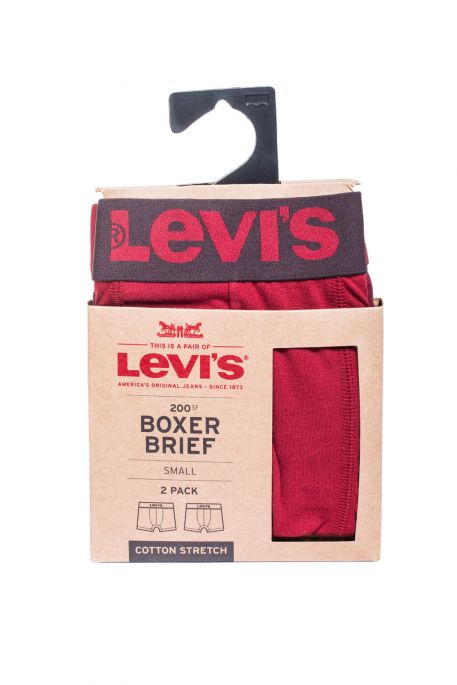 Boxer LEVIS BRIEFS Sundried tomato (pack x2)