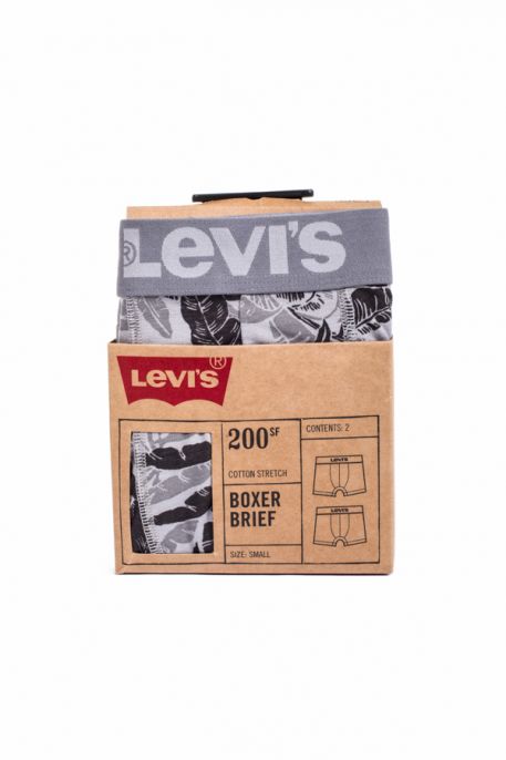 Boxer LEVIS BRIEFS Camo print grey (pack x2)