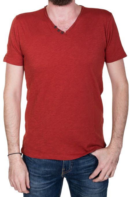 Tee-shirt TEDDY SMITH TAGER Red ochre