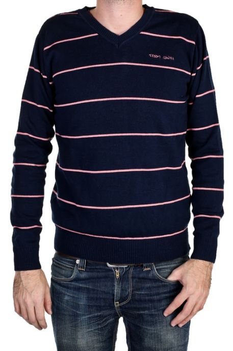 Pull TEDDY SMITH PATBURRY Navy Rose-L