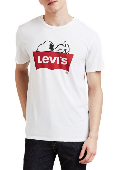 Tee-shirt LEVIS GRAPHIC PEANUTS® Snoopy batwing white