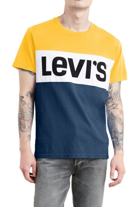 Tee-shirt LEVIS COLORBLOCK Old gold