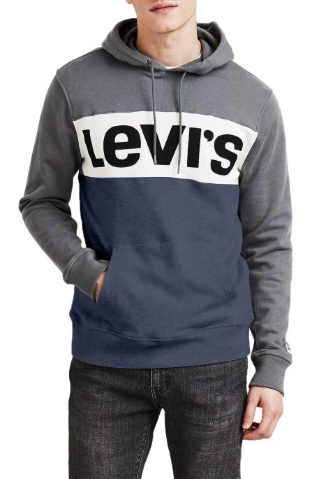 Sweat LEVIS COLORBLOCK HOODIE Quiet shade