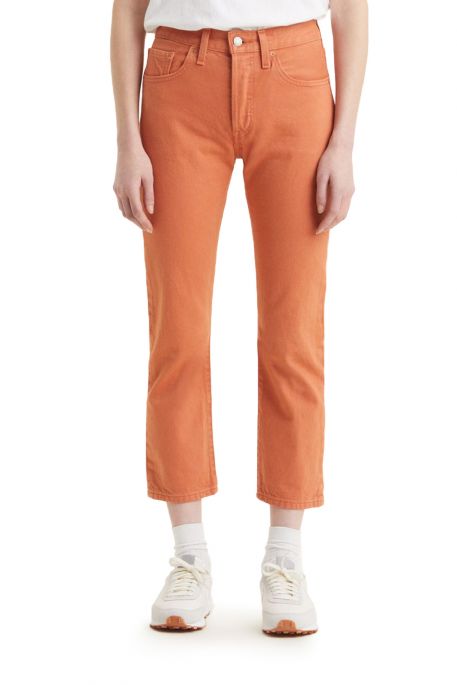 Jean LEVI'S® 501® CROP Orange