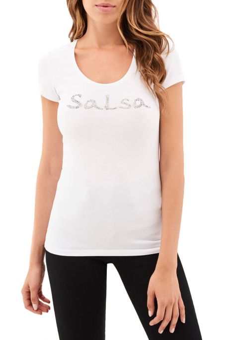 Tee-shirt SALSA LOGO Blanc