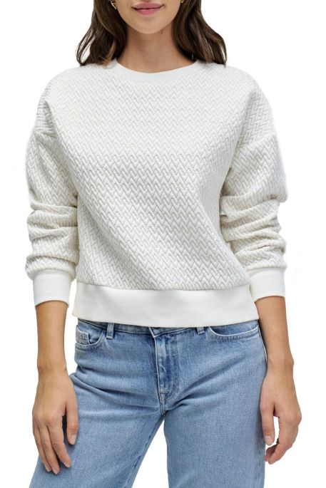 Sweat SALSA JACQUARD Ecru