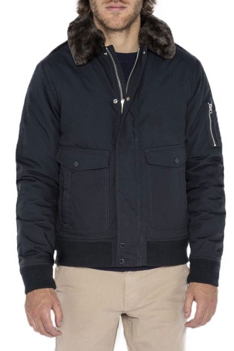 Blouson pilote SCHOTT AIR Navy