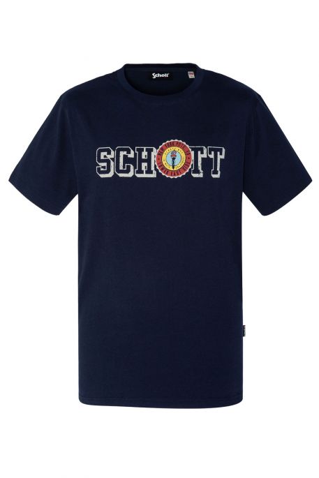 Tee-shirt SCHOTT LYMAN Marine