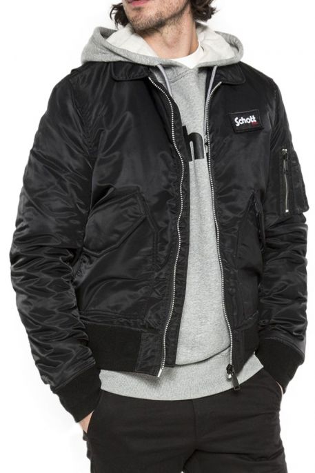 Bombers SCHOTT CWU Black 