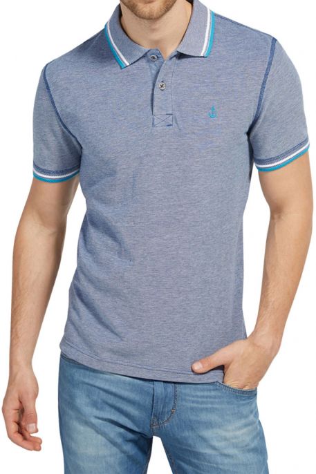 Polo TOM TAILOR MULTICOLORED After dark blue