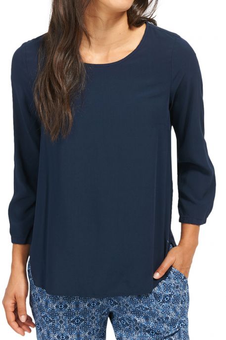 Tee-shirt TOM TAILOR BLOUSE Real navy blue