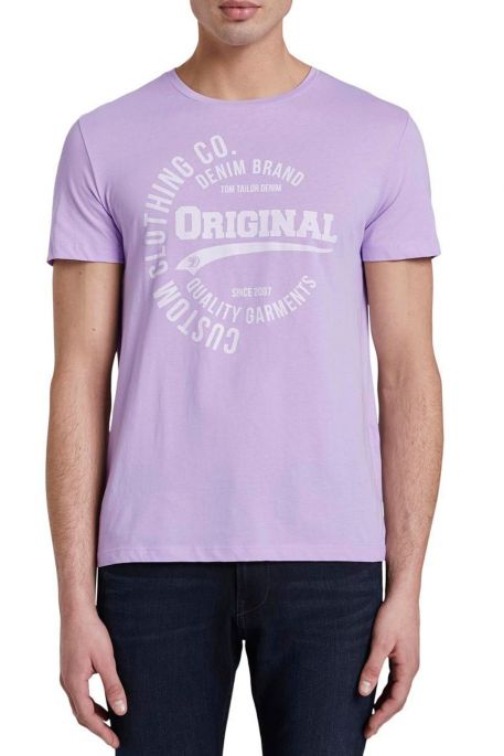 Tee-shirt TOM TAILOR LOGO Purple