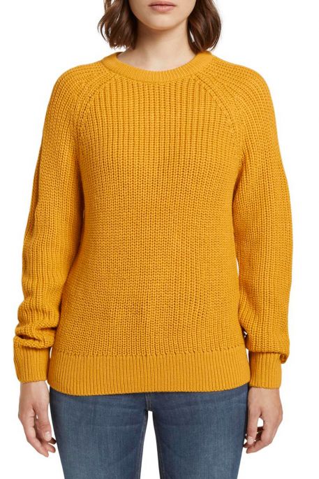 Pull TOM TAILOR TRICOT Indian Spice Yellow
