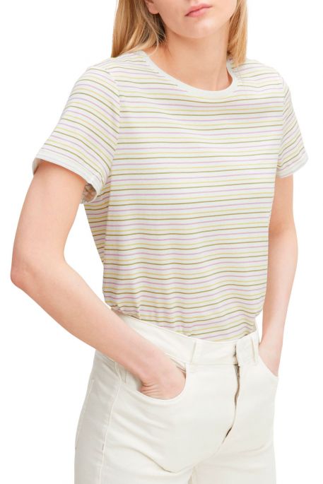 Tee Shirt TOM TAILOR Multicolor Stripe Design 
