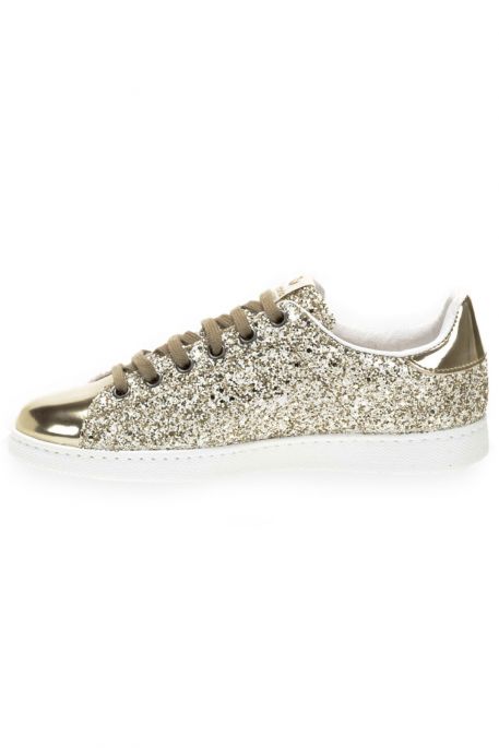 Tenis VICTORIA GLITTER MIROIR Cava